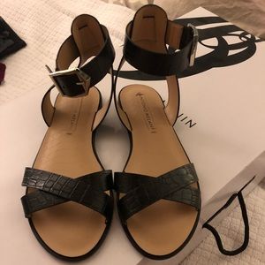 Antonio Melani Ankle Strap Flats